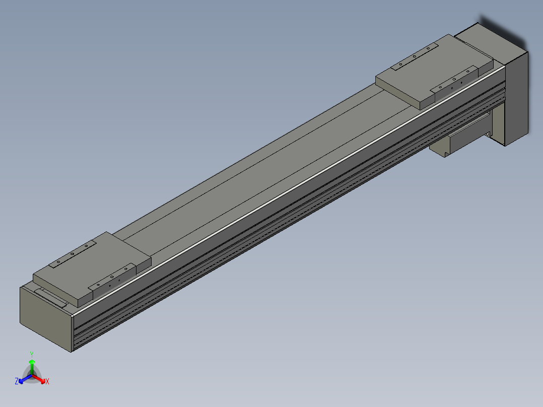 直线模组WG-LHC12-S750-D设计图纸