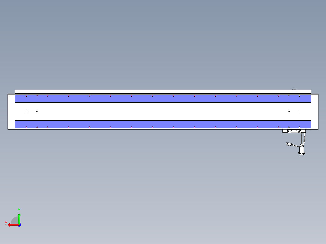 威洛博VL系列3d模型模组VL17E1Y-S1250后视图
