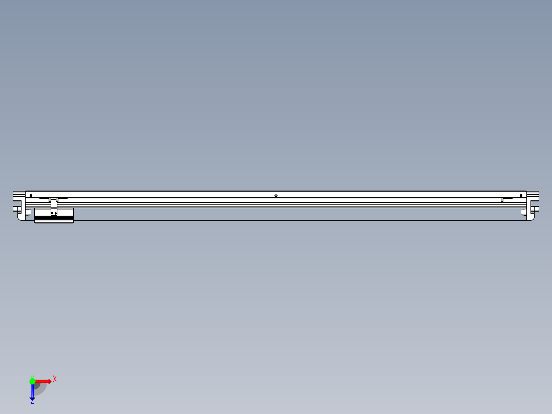 威洛博VL系列3d模型模组VL17E1Y-S1250俯视图