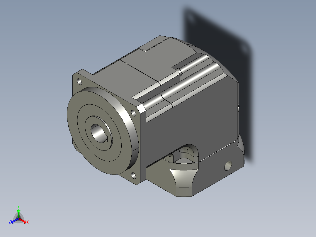 斜齿孔ZPGH115-L1 19-95-130-M8KCZ25.STEP正等轴测图