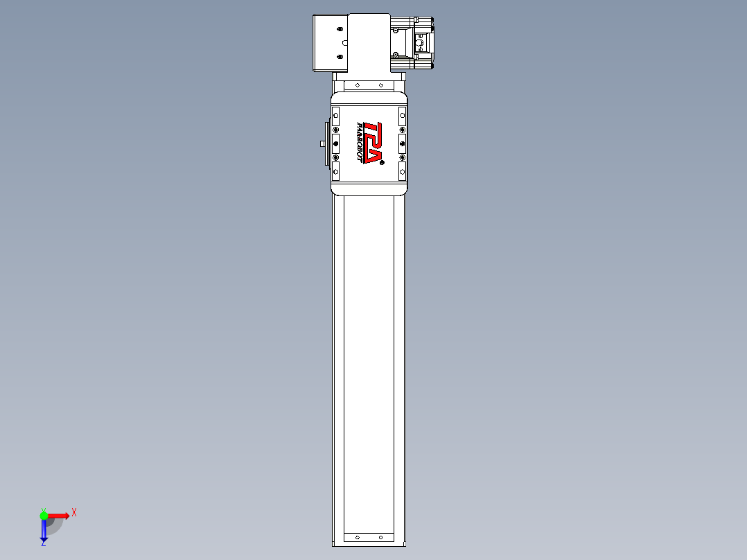 同步带全封闭直线模组TPA-HCB-85D-90-L350-RP-C-P20-N3俯视图