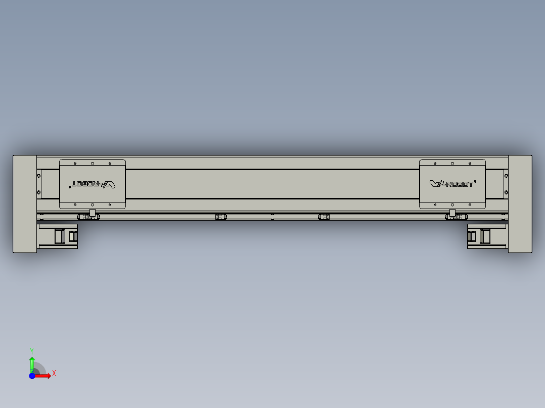 威洛博双电机滑台-VC14D2-S300-BLR-P40-C6前视图