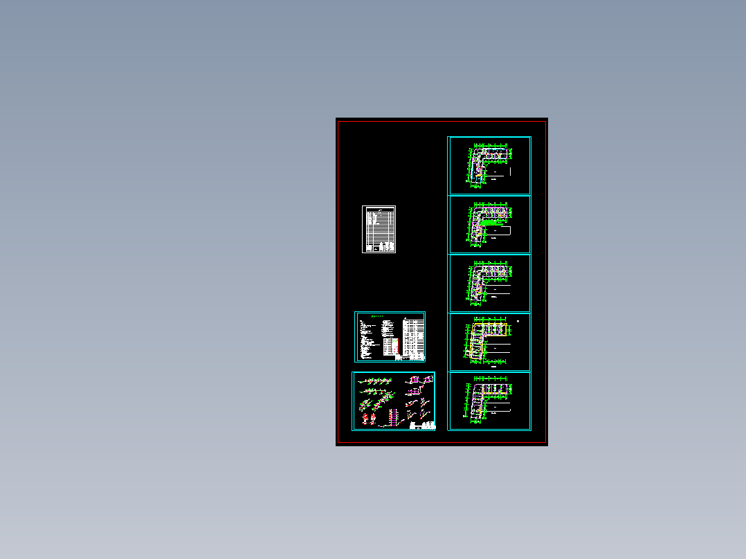 七层办公楼采暖施工图