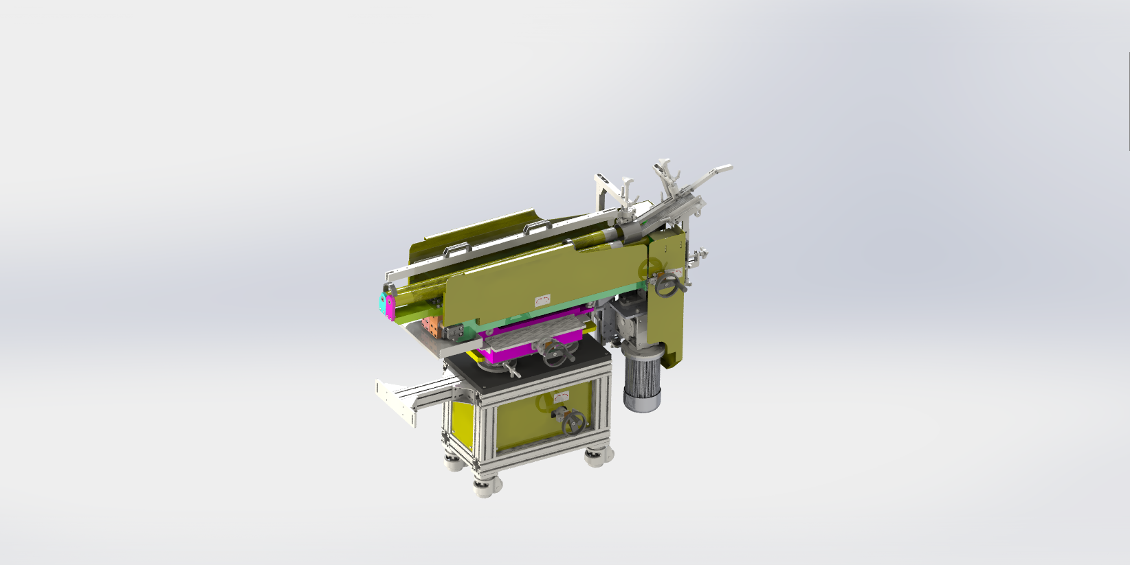轴承圈加工缓存上料连线sw21可编辑
