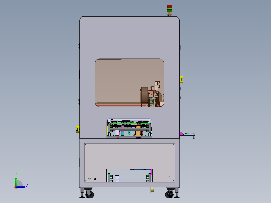 自动锁螺丝机sw20可编辑左视图