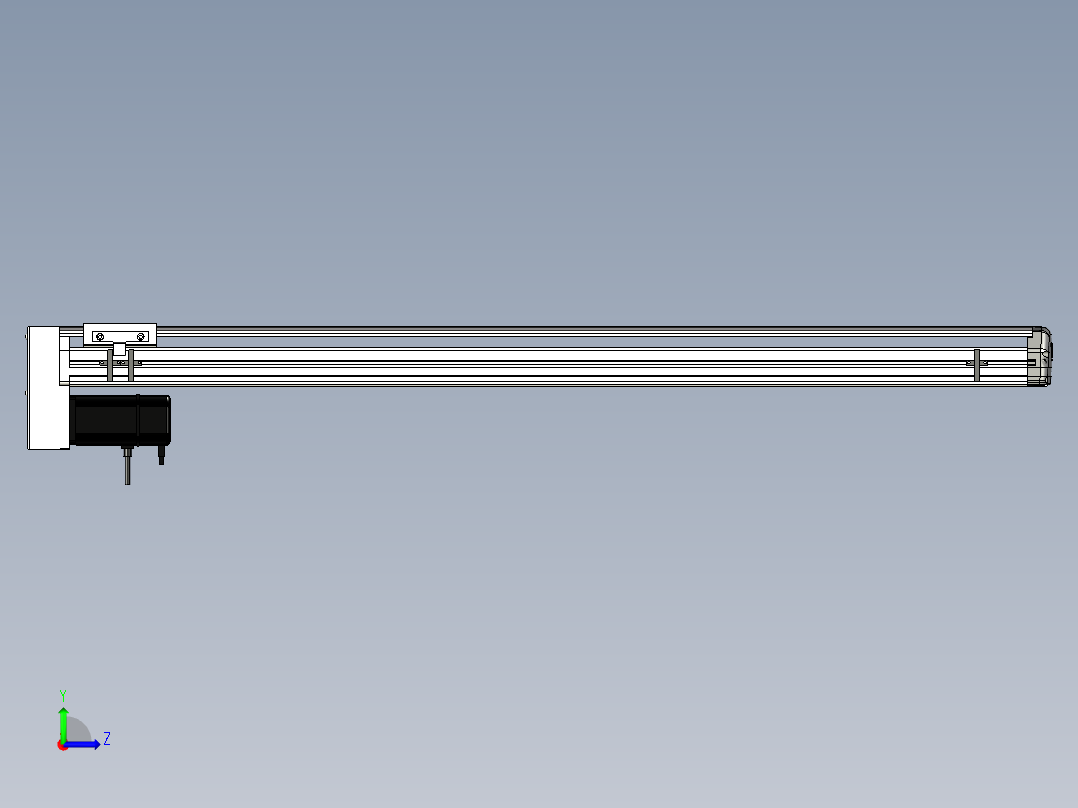 Toyo东佑达直线模组-ETH13-1050-BM-400W左视图