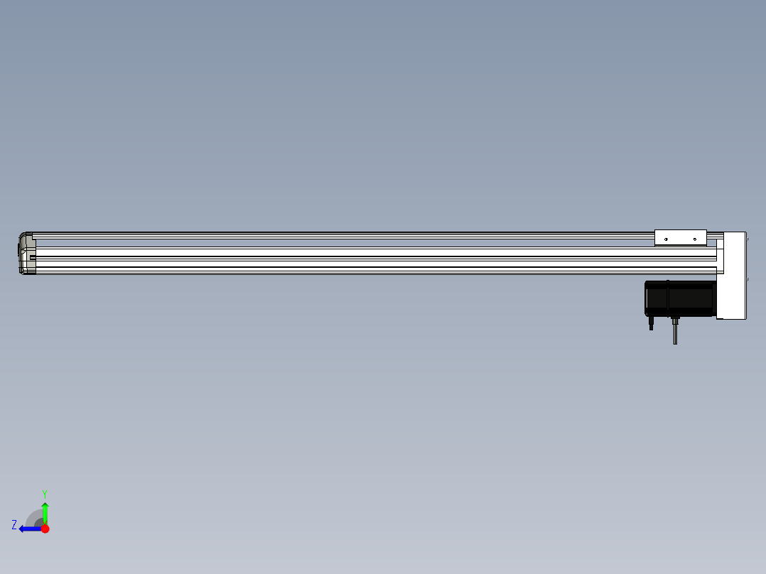 Toyo东佑达直线模组-ETH13-1050-BM-400W右视图