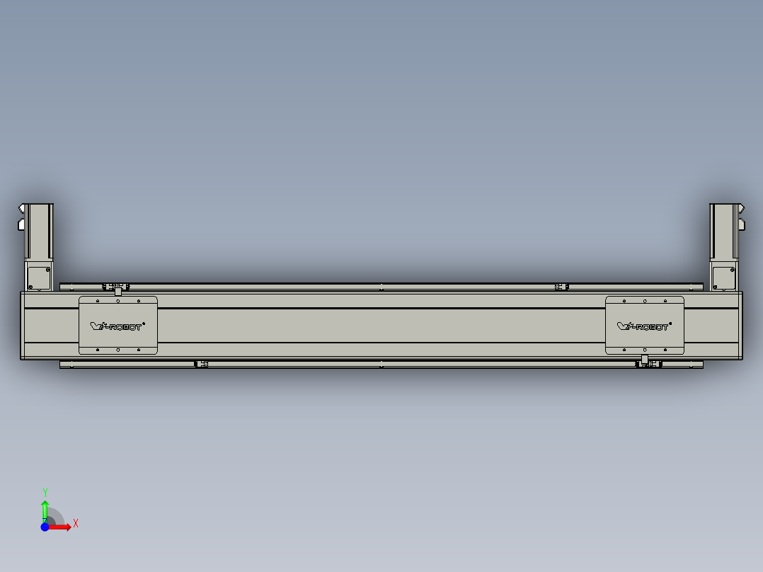 威洛博双电机滑台-VBC14S2-L100-S900-BLR-P40-C6前视图
