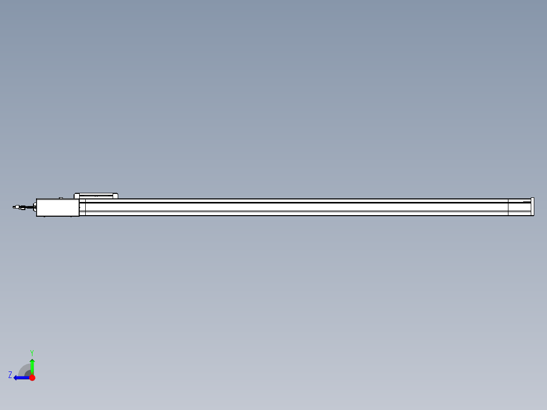 威洛博LB.GB同步带传动--欧规系列LB6A-L65-S1500-BL右视图