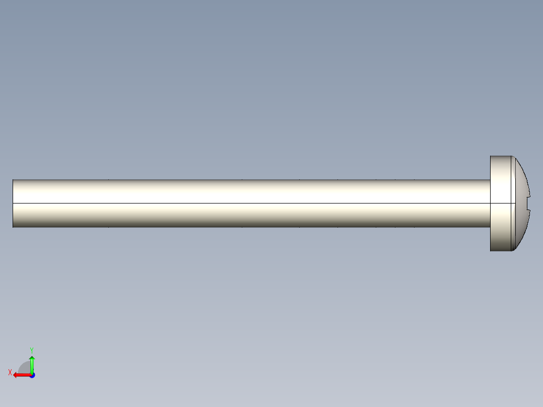 螺丝 M2.5 十字盘头-Screws M2.5 Phillips Pan Head Machine Screws后视图