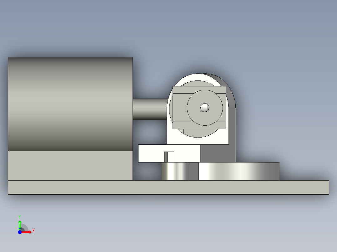 新型钻头刃磨机设计（含ProE三维图仿真动画）前视图