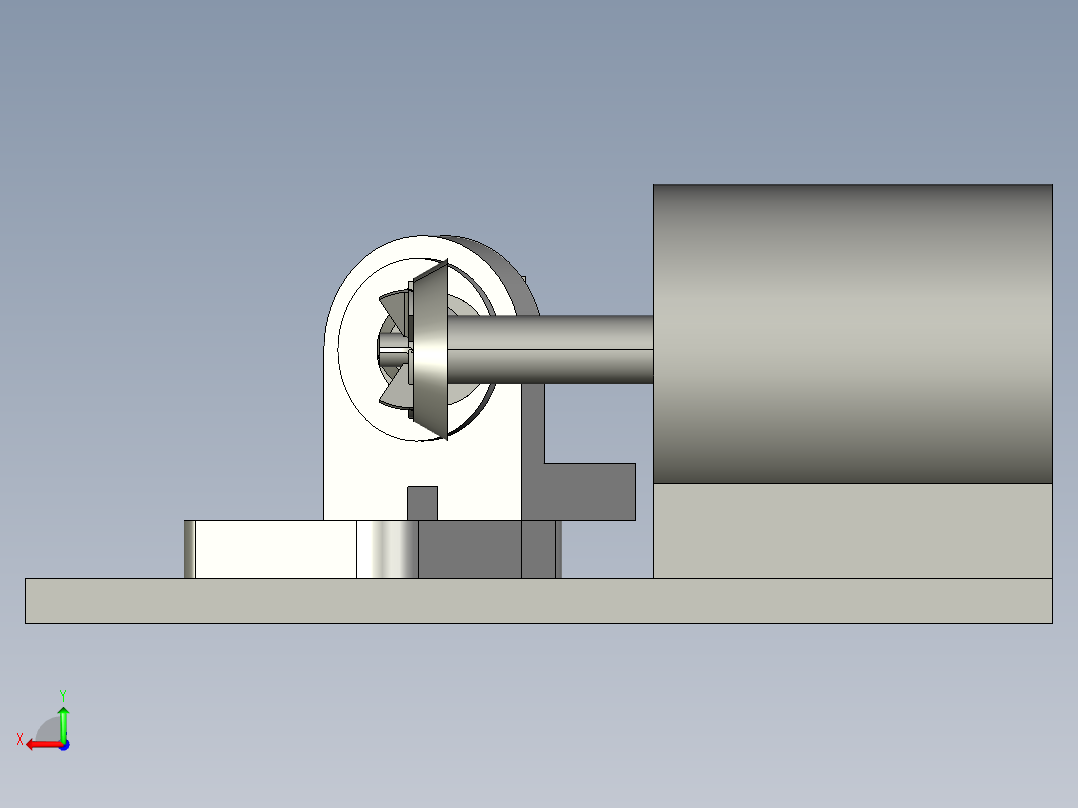 新型钻头刃磨机设计（含ProE三维图仿真动画）后视图