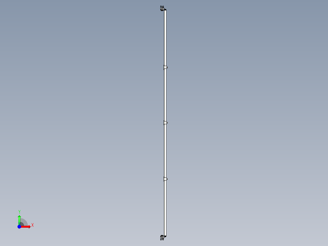 基恩士SL-JB207_back-mount_kc图纸模型前视图