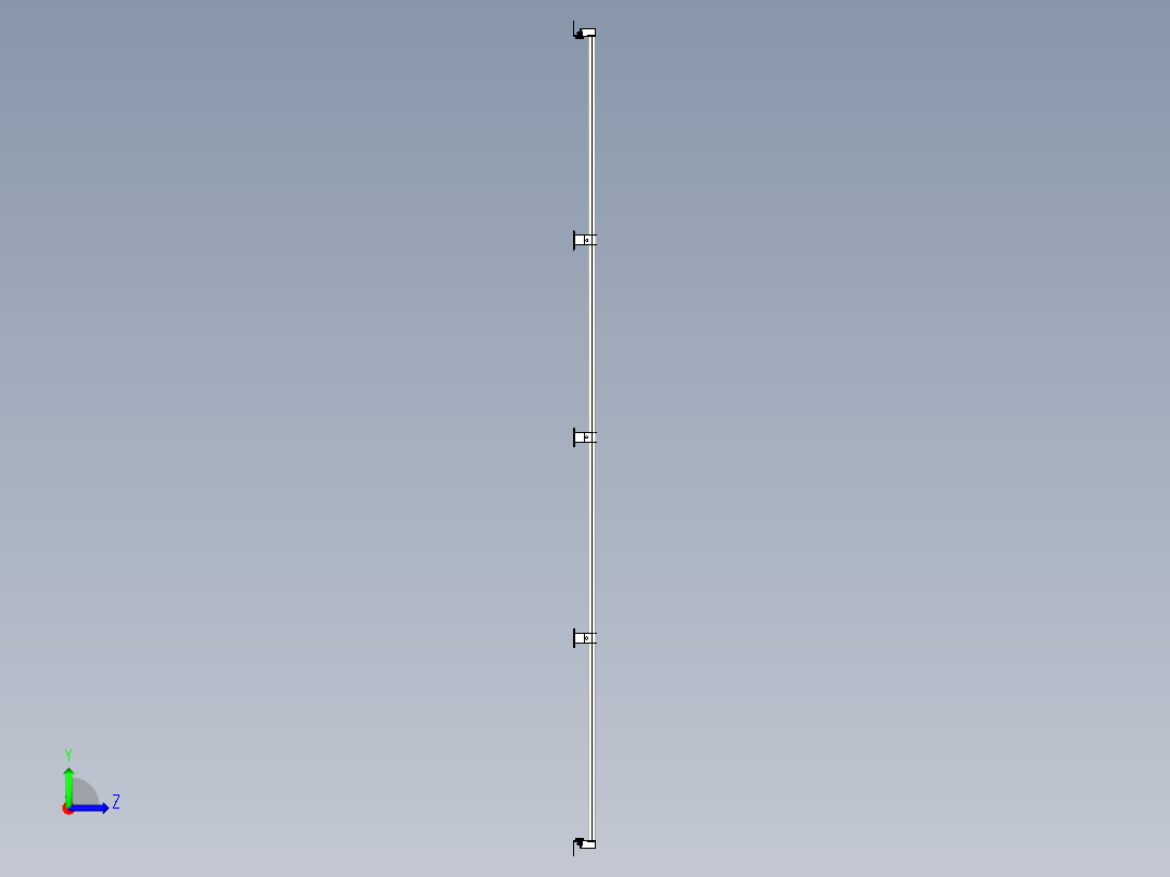 基恩士SL-JB207_back-mount_kc图纸模型左视图