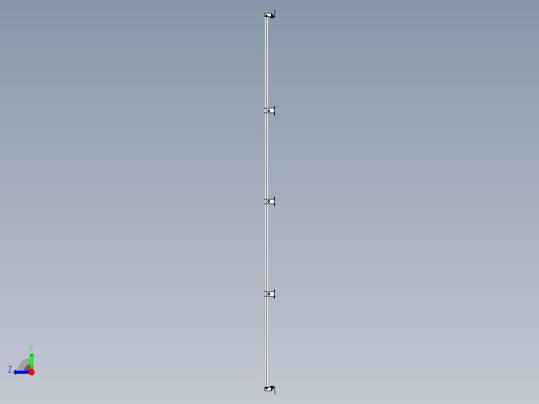基恩士SL-JB207_back-mount_kc图纸模型右视图