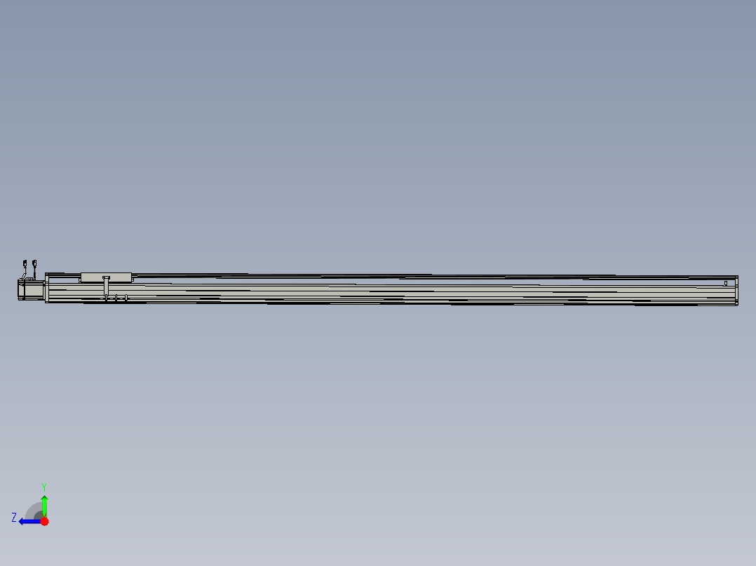 东锦丝杆传动-直线滑台模组DH210-C-L10-S2450-BC-P750W-C3右视图