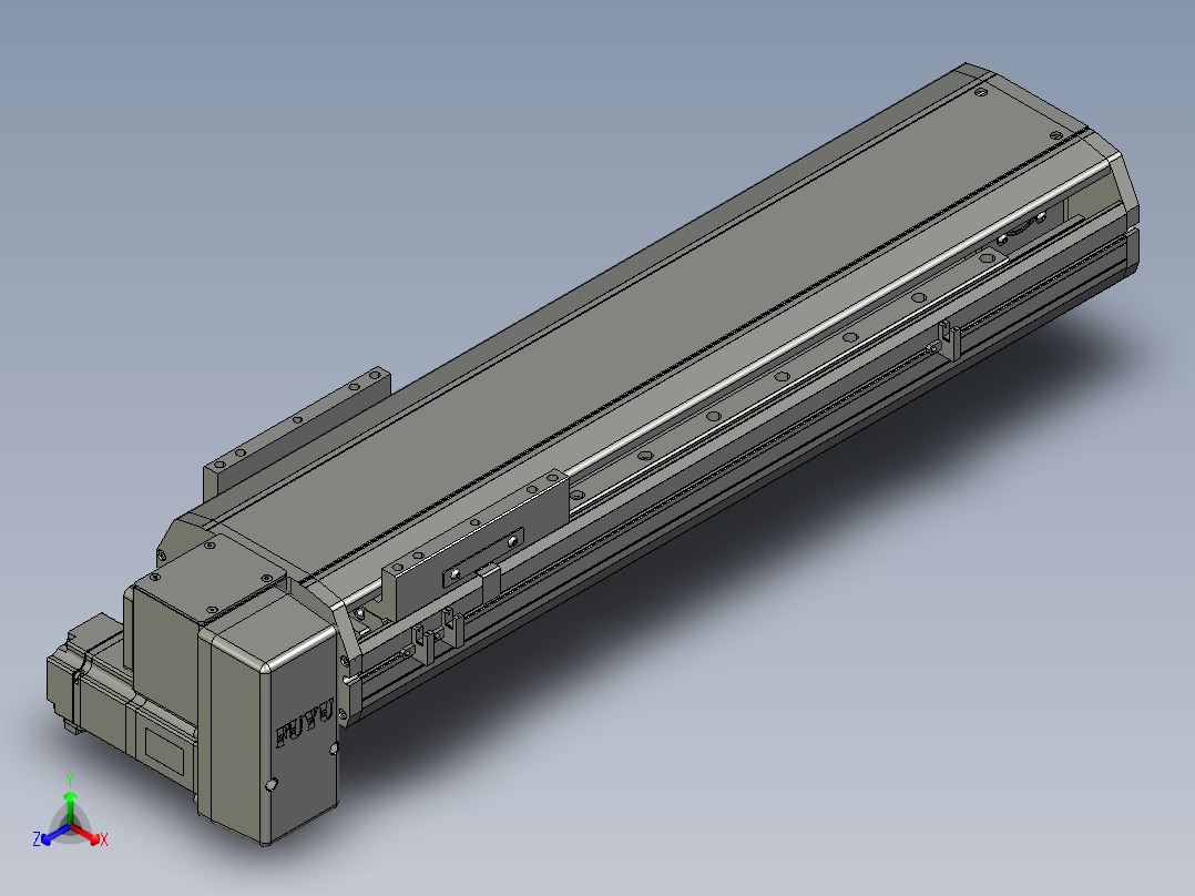 模组FTB17-RD-400正等轴测图