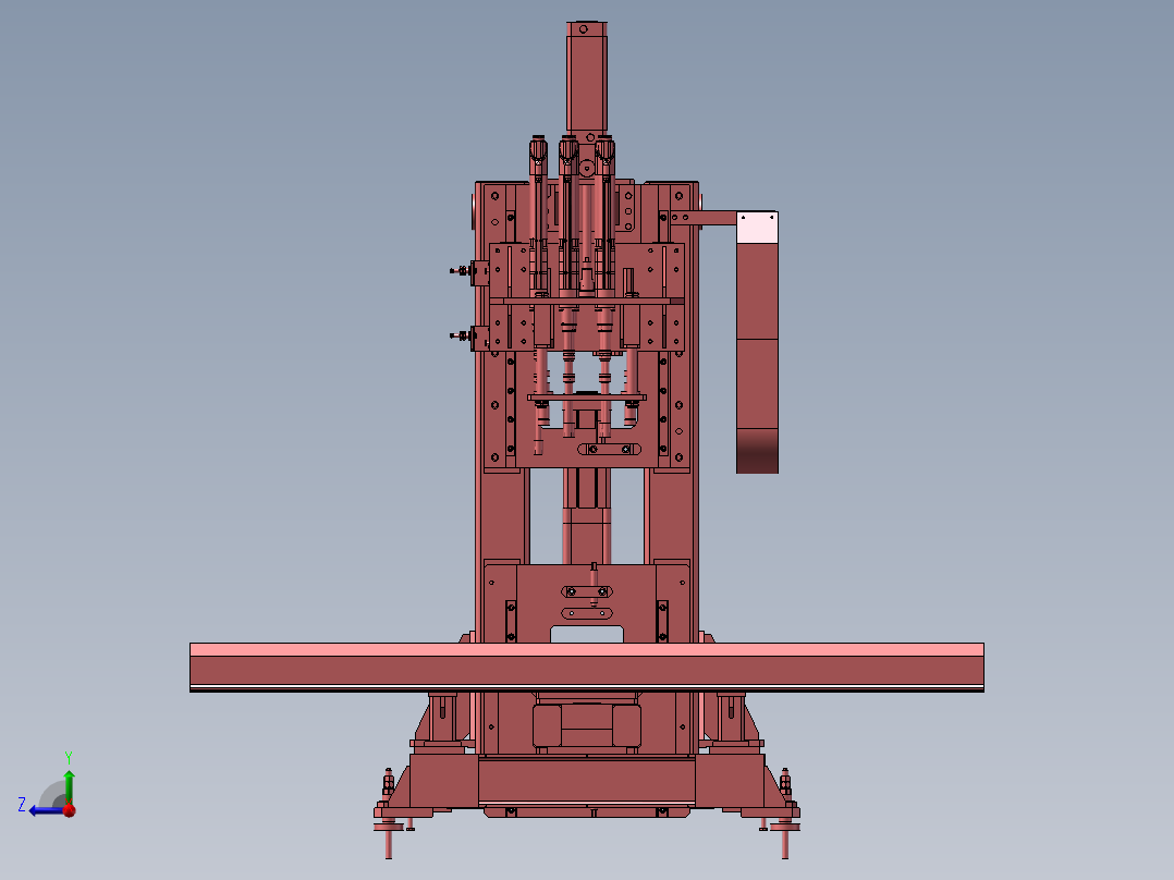 螺丝拧紧工位右视图