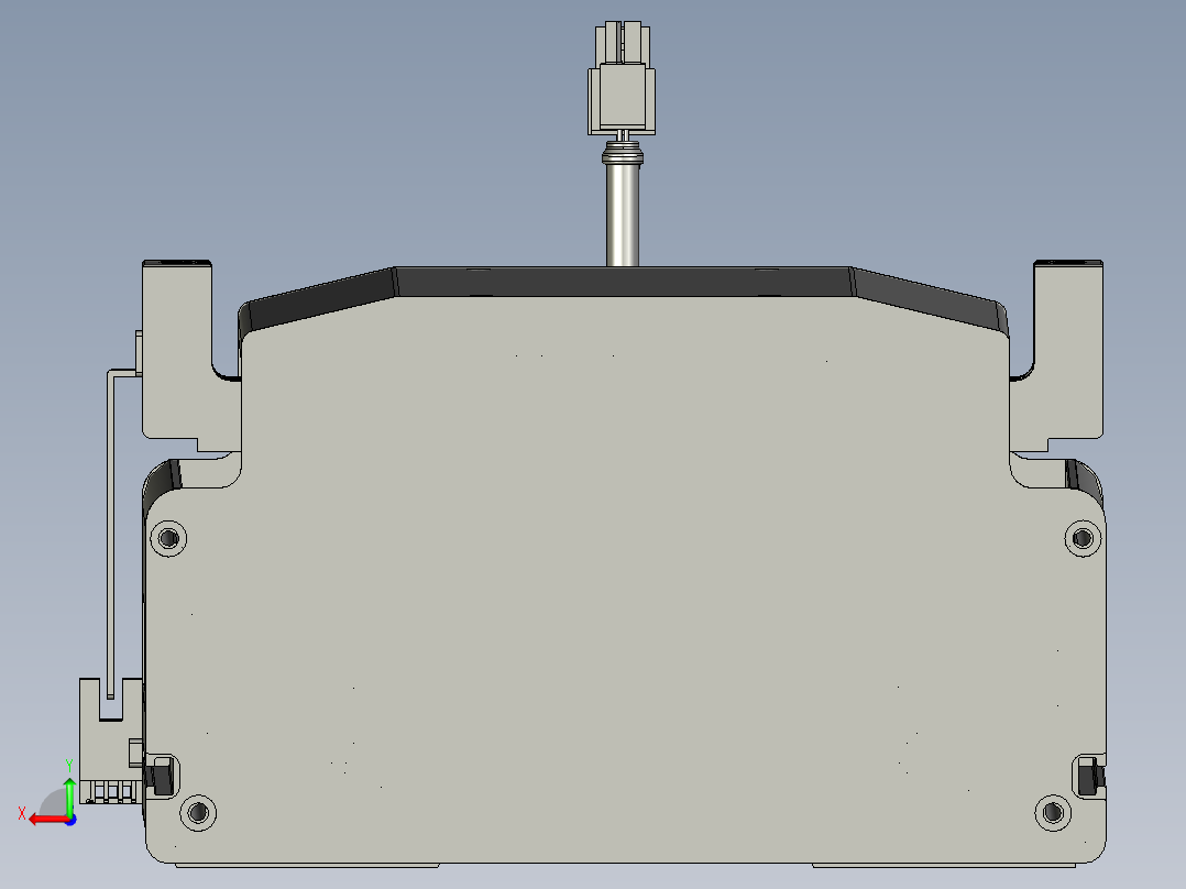 东锦丝杆传动-直线滑台模组DH210-C-L10-S1250-BC-P750W-C3后视图