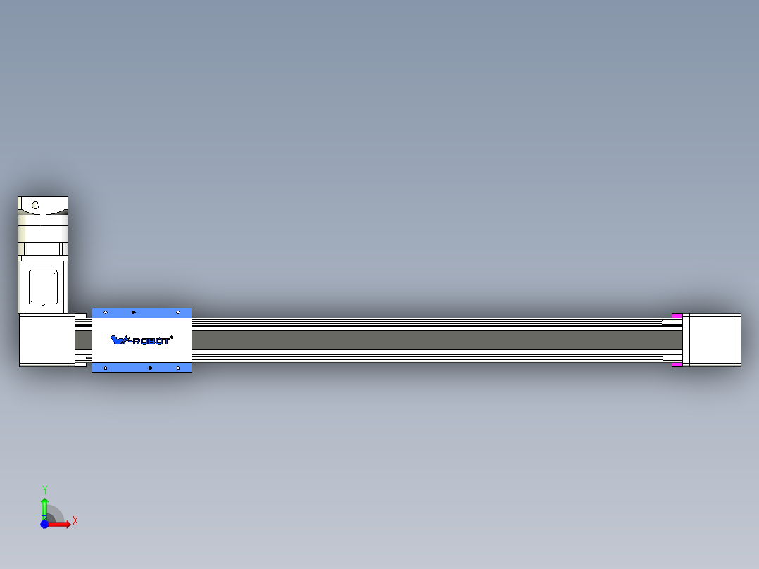 威洛博LB.GB同步带传动--欧规系列GB8-L192-S850-BR-P75-K前视图