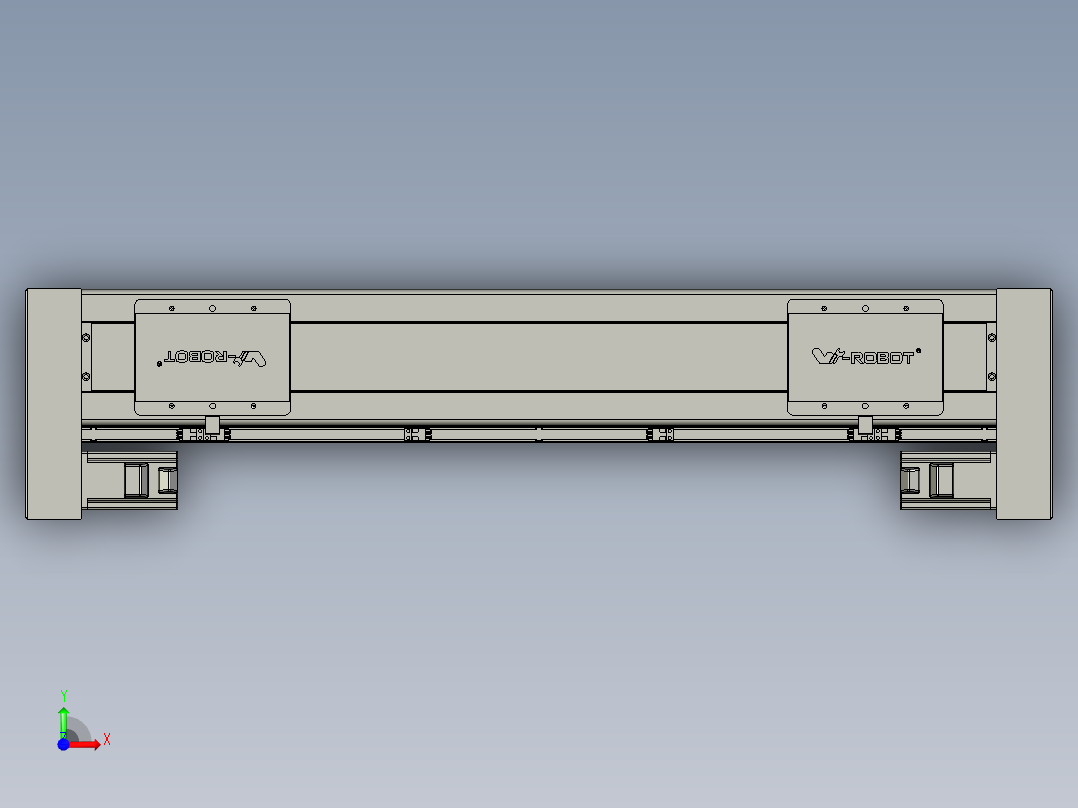 威洛博双电机滑台-VC14D2-S200-BLR-P40-C6前视图
