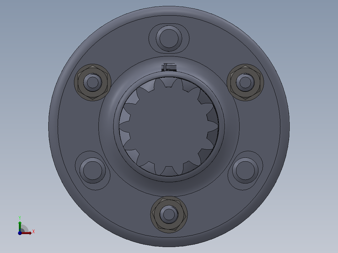 联轴器 (10)前视图