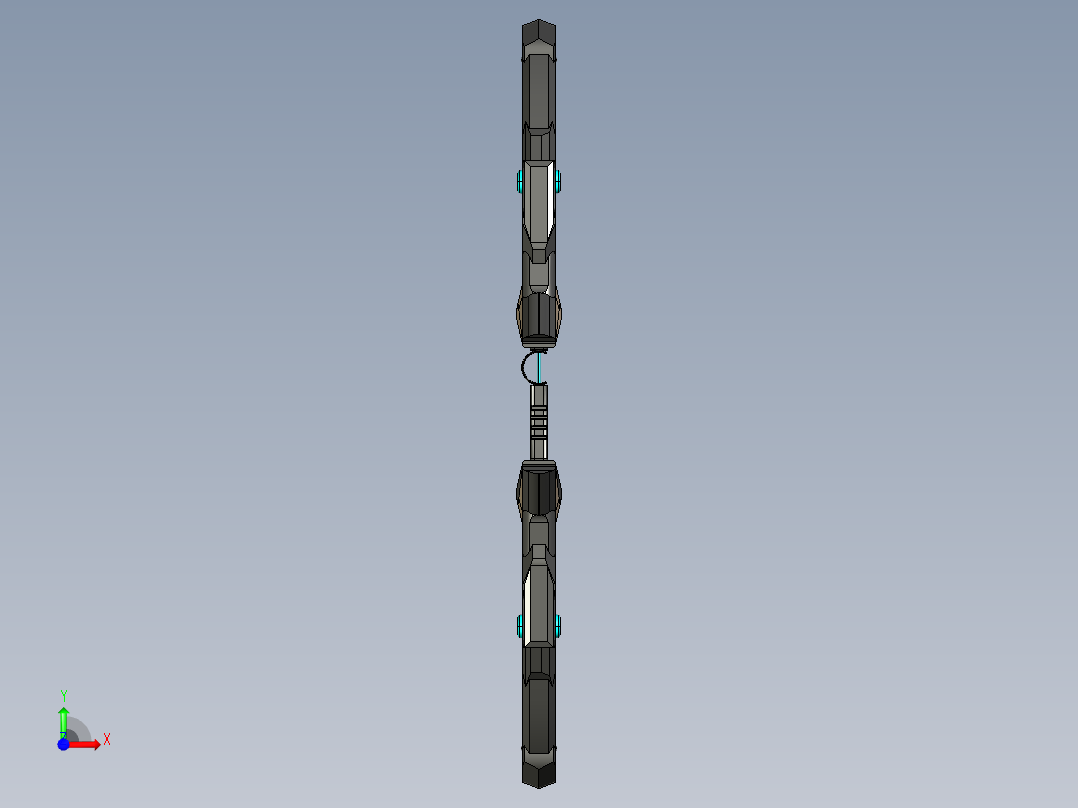 玩具弓箭模型前视图