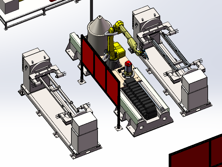 剪叉连杆机器人焊接（sw20可编辑+工程图+bom）