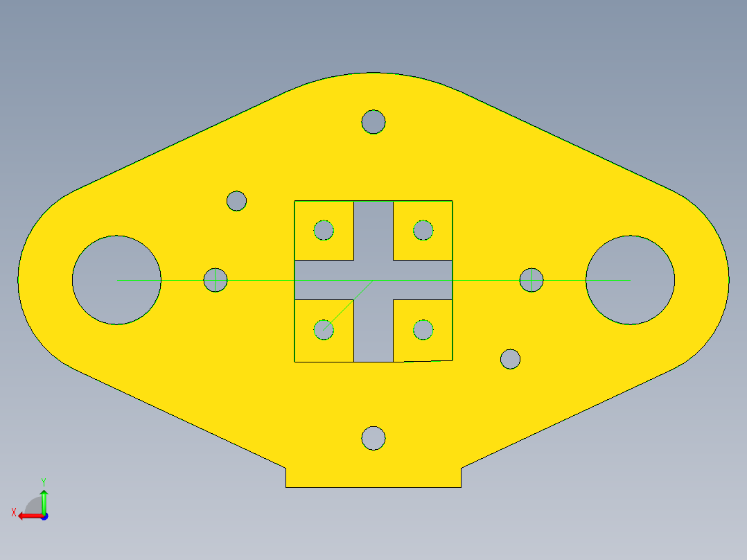 封盖落料冲孔拉深翻边复合模【包含CAD+UG】后视图