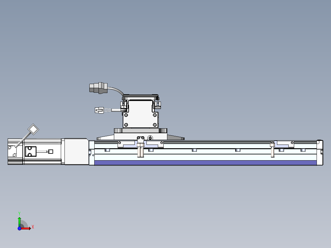 内嵌直交机械手XYG系列XYG430-F1前视图