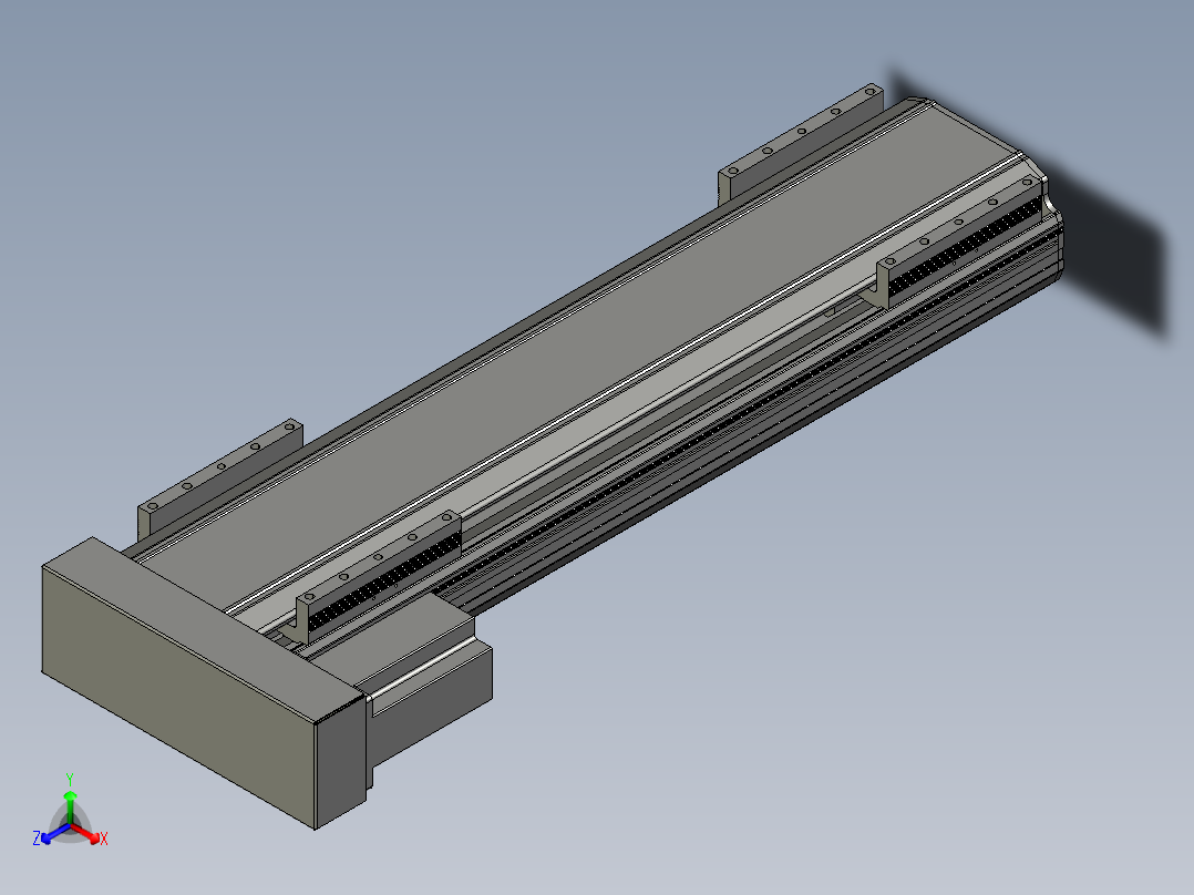 直线模组LHA170-S550-L设计图纸
