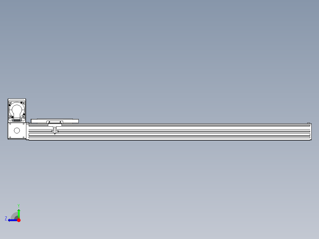 同步带全封闭直线模组TPA-HCB-120D-90-L800-LU-C-P40-N3右视图