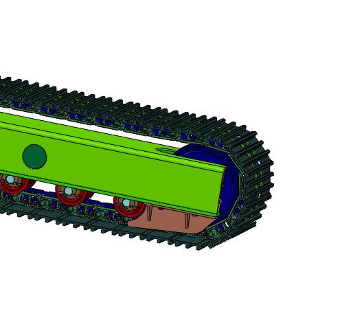 农业机械用履带轮结构