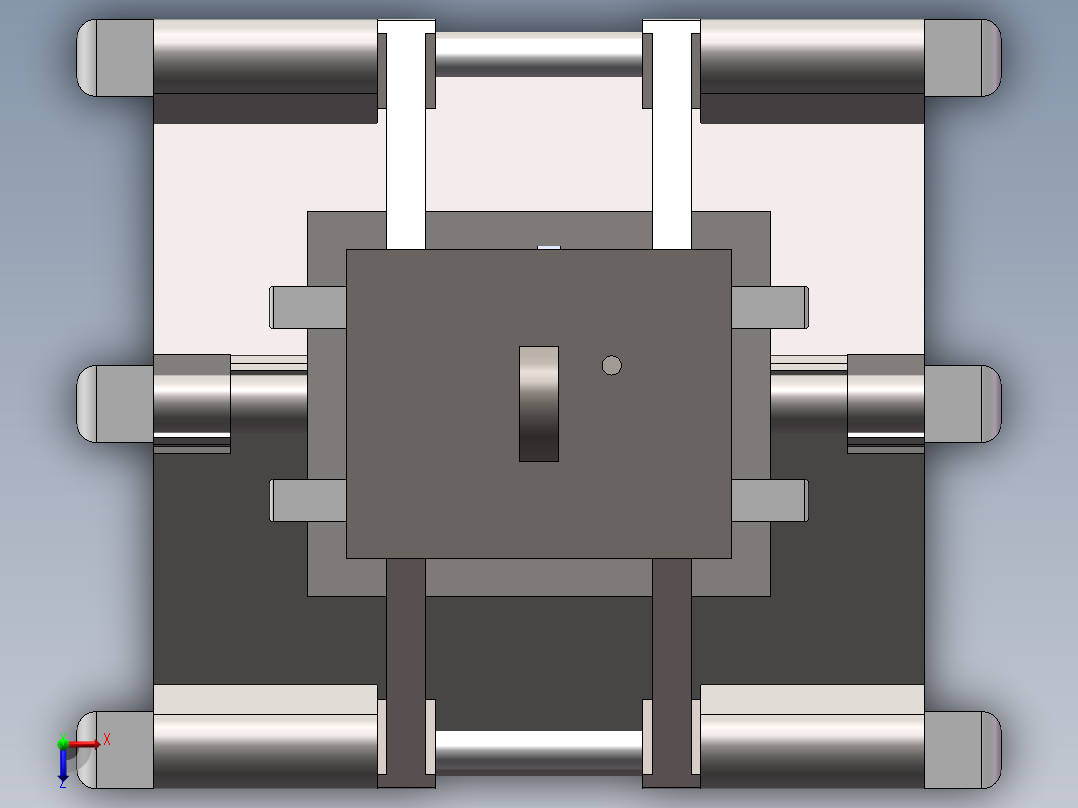某型号起重机抓斗结构设计50俯视图