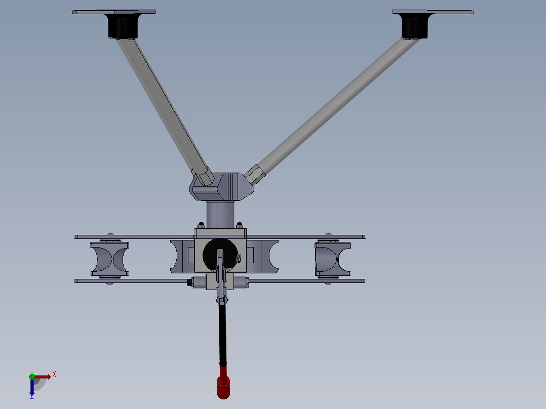 液压弯管机设计模型160550==30俯视图