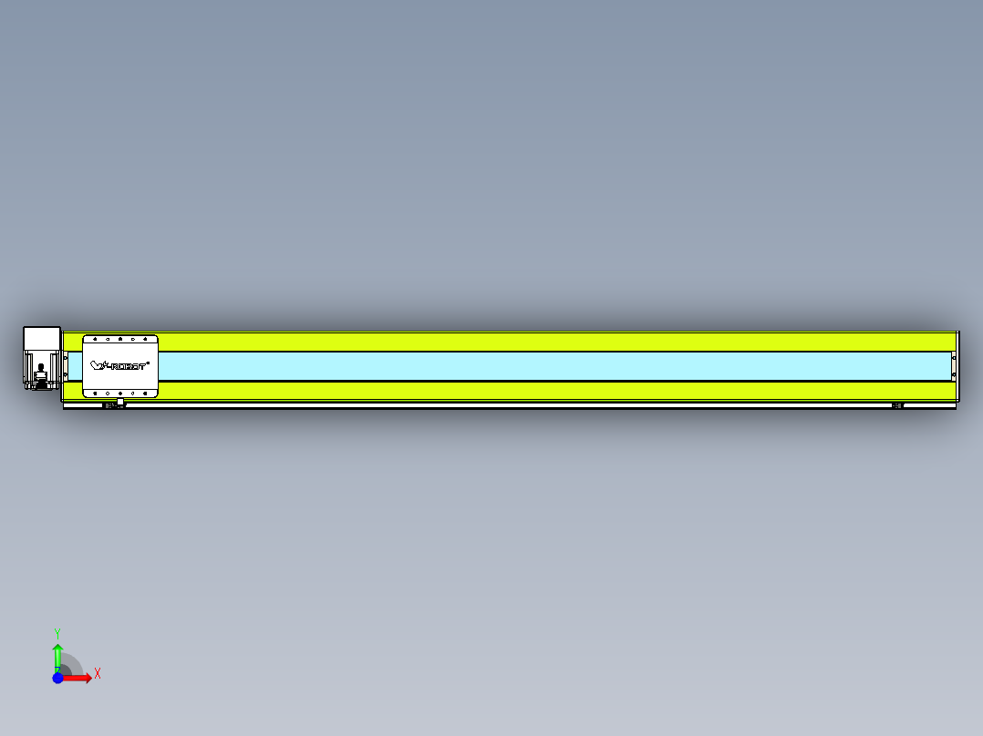 威洛博VBC同步带传动一无尘环境VBC17-L45-S1850-BRU-ZP75-C3前视图