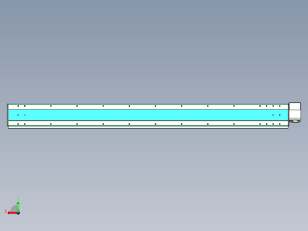 威洛博VBC同步带传动一无尘环境VBC17-L45-S1850-BRU-ZP75-C3后视图
