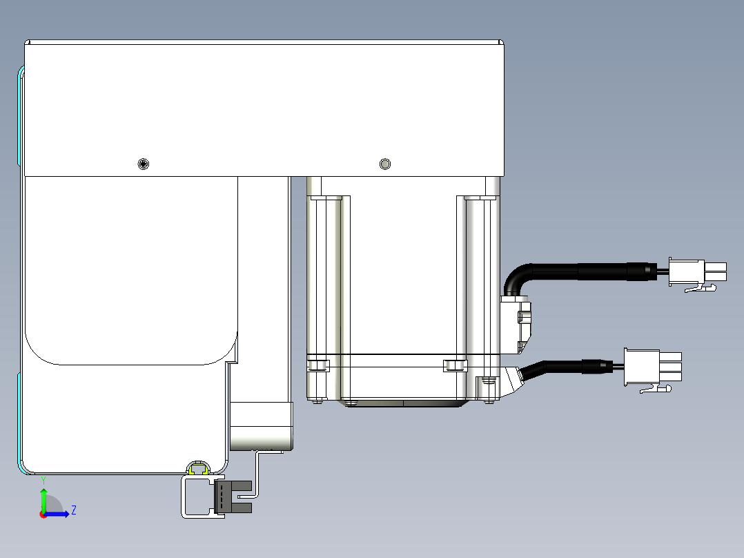 威洛博VBC同步带传动一无尘环境VBC17-L45-S1850-BRU-ZP75-C3左视图