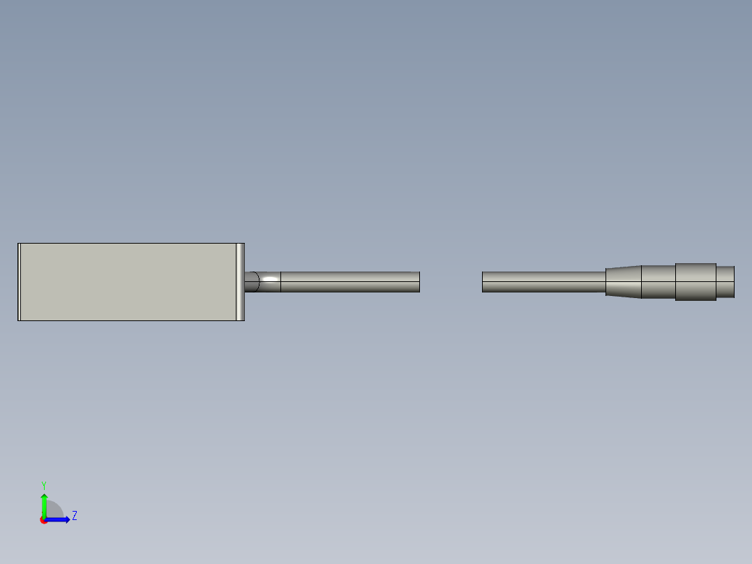 基恩士LK-G30_32_35_37_kc图纸模型左视图