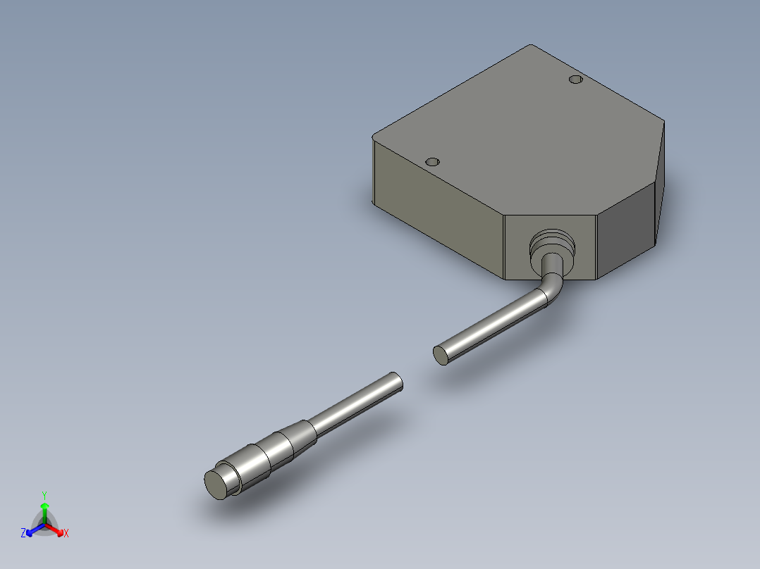 基恩士LK-G30_32_35_37_kc图纸模型正等轴测图