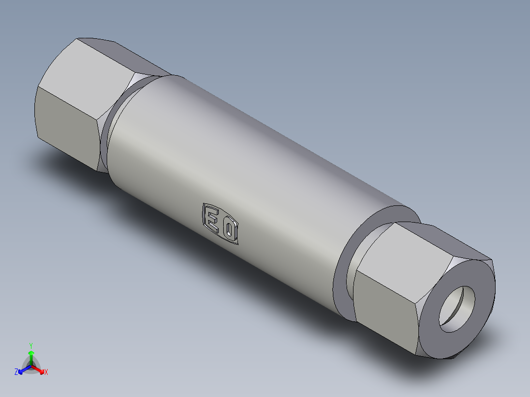 卡套式工业通用硬管接头EO_Weld_bulkhead_fitting_ESV08ZL71