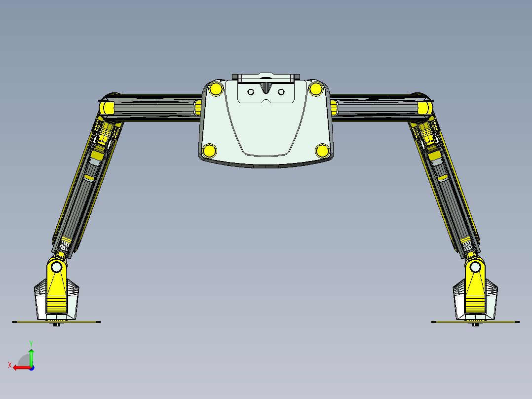 爱格升ergotron桌面显示器支架万向双屏拉伸后视图