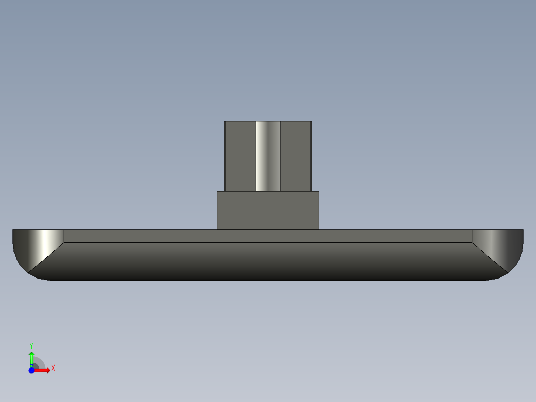 型材-BR 40X80 COVER CAP KJN529036前视图