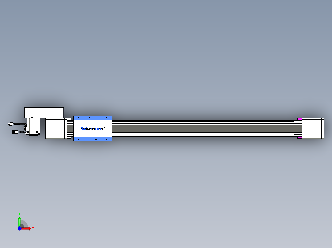 威洛博LB.GB同步带传动--欧规系列GB8-L96-S850-BR-P40前视图
