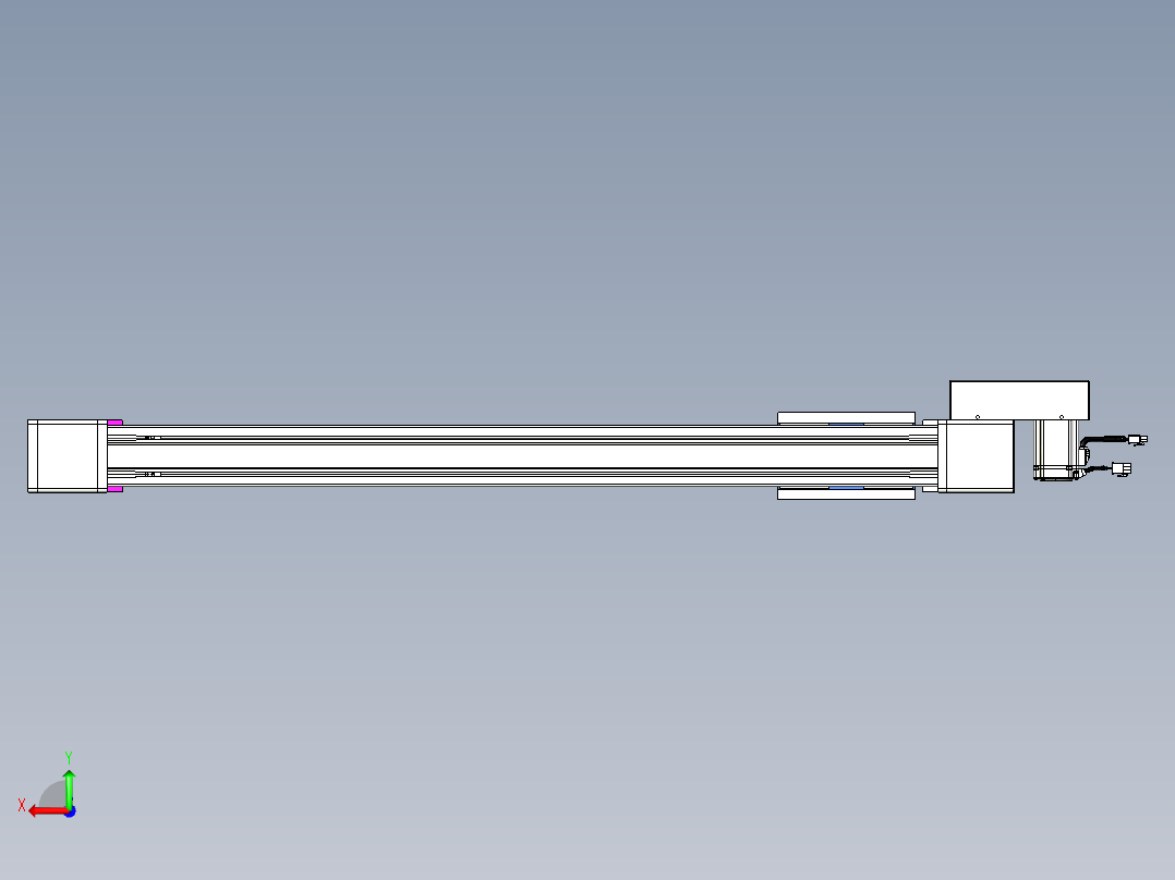 威洛博LB.GB同步带传动--欧规系列GB8-L96-S850-BR-P40后视图