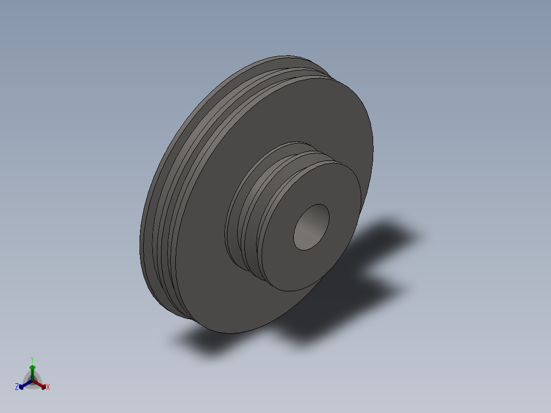 SolidWorks 支持电动机模型正等轴测图