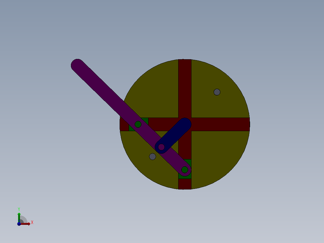 画<span style='color: red'>椭圆</span>机构