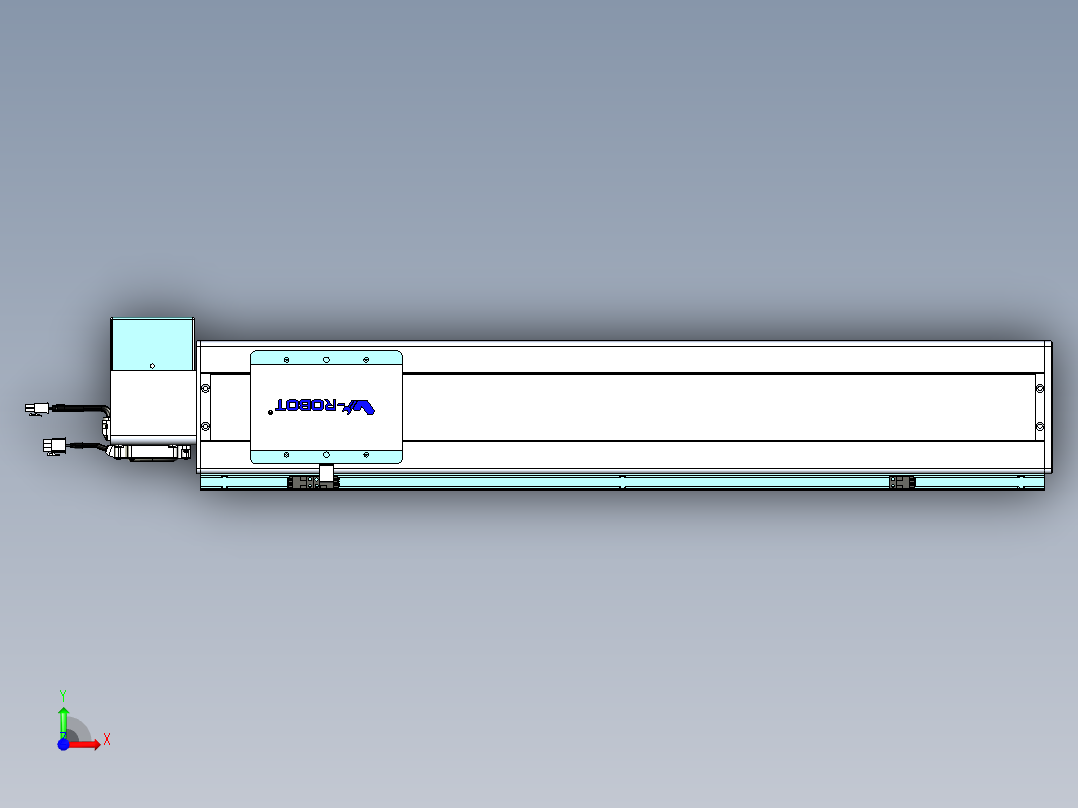 威洛博VBC同步带传动一无尘环境VBC14-L45-S600-BRD-ZP75-C3前视图