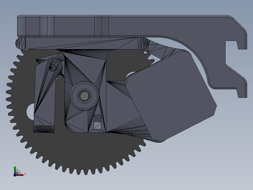 3D打印机Taylors Gregs Wades MK6 filament feed for Ultimaker（MK６挤出头）前视图
