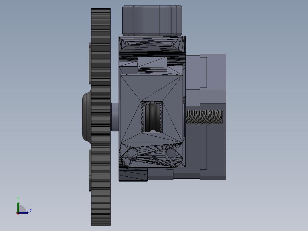3D打印机Taylors Gregs Wades MK6 filament feed for Ultimaker（MK６挤出头）左视图